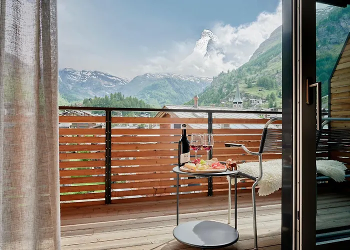 شقة Ascot Penthouse 160 M2 Matterhorn View *